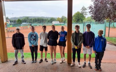 Tennisabteilung ermittelt Jugend-Vereinsmeister